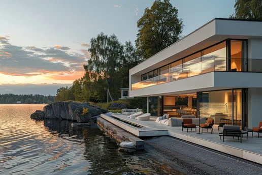 une villa propre